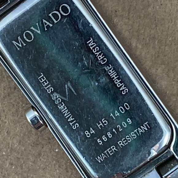 Movado Esperenza Black Dial Silver Dot Watch